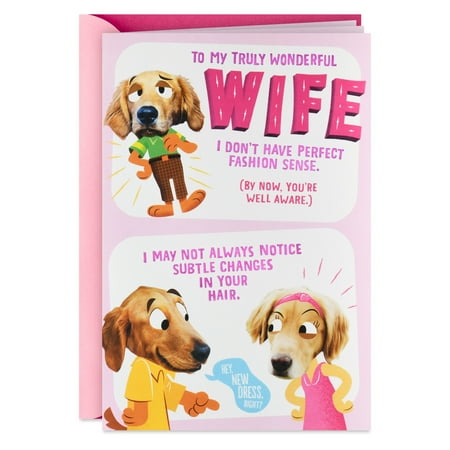 Hallmark Funny Pop-Up Birthday Card for Wife (Give Me Some Credit)