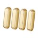 thumbnail image 4 of 4 piezas de metal plegable plegable ganchos de montaje de montaje entradas de gancho con tornillos resistentes ensamblaje sencillo multifuncional 90  degree Dorado, 4 of 8