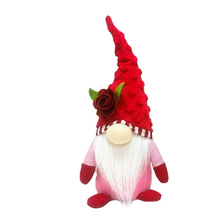 

Valentine Day Roses Faceless Elderly Home Window Decoration Rudolph Figurine Ornament Valentine s Day Christmas Thanksgiving Anniversary Romantic Surprise GIFTs FOR Proposing Women Weekly Deals