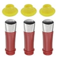 thumbnail image 1 of Unique Bargains 3 Pack 28mm Largeur en Acier Inoxydable Embout de Calfeutrage Articulé Raccord Applicateur, 1 of 6