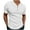 White, variant on Lmnyox Mens Short Sleeve Sport T Shirt Solid Color V Neck Button Shirts Summer Gym Workout Athletic Tee Shirt