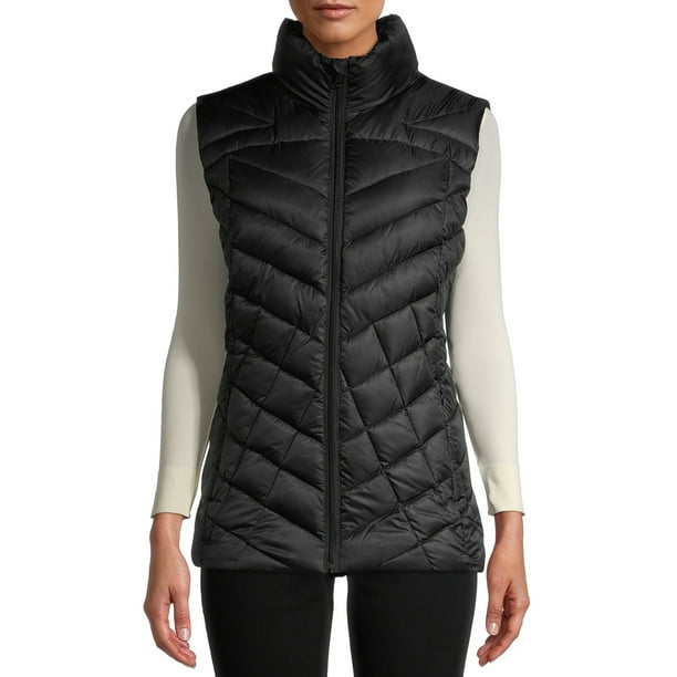 Big Chill Big Chill Women's Down Chevron Quilted Puffer Vest