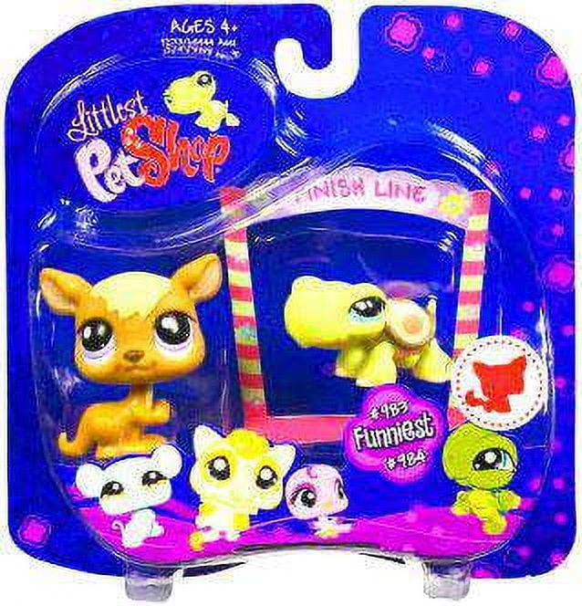 Figurines Littlest Pet Shop – French Exclusiv – Singe (2049) Et Girafe (2050) – Occasion