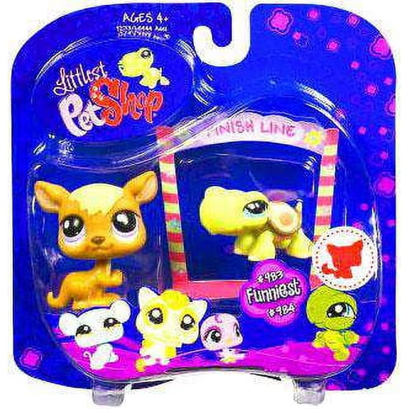 Kangaroo & Turtle Figure 2-Pack Finish Line 2009 Assortment A Series 4