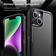 thumbnail image 4 of JETech Case for iPhone 14 Plus 6.7-Inch, Heavy Duty Dual-Layer Rugged Protection, Shockproof Protective Tough Phone Cover with Matte Back (Black), 4 of 6