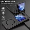 thumbnail image 2 of Compatible Samsung Galaxy Z Flip 5 Case with Wireless Charging,Magnetic Shockproof Protective Bumper Case with Hinge Protection for Galaxy Z Flip 5 Case,Slim Samsung Z Flip 5 5G Cover Case Black, 2 of 7