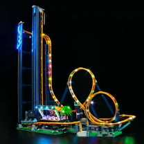 ‌LED Light Compatible with Legos 10303 Building Set, LED Light Kit for Legos 10303 Rolling Roller Coaster Building Toy, Decoration Lights, No Building Model Kit