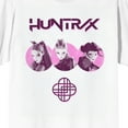 thumbnail image 2 of KPop Demon Hunters Huntrix Trio Close Up on White Short Sleeve Adult T Shirt - 6XL, 2 of 4