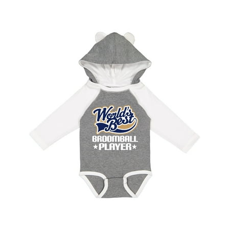 

Inktastic Broomball Player Gift Baby Boy or Baby Girl Long Sleeve Bodysuit