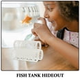 thumbnail image 3 of PENIKOKO White Betta Tunnel Hideout for Fish Tank with Easy Maintenance and Natural Aquatic Features, 3 of 6