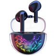 thumbnail image 2 of Auriculares inalámbricos para juegos Auriculares intrauditivos profesionales para música de juegos (negro) Likrtyny Para estrenar, 2 of 9