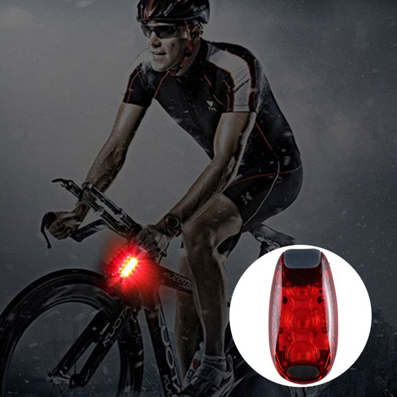 LEEYNEERLED Safety Cycling Lights Flashing Warning Lamp for Helmet Backpack Running