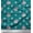 Teal Green, variant on Soimoi Rayon Fabric Triangle,Leaves & Rose Floral Printed Fabric 1 Yard 56 Inch Wide