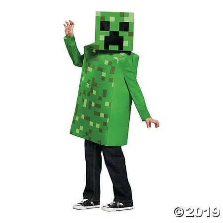 Kid's Classic Minecraft Creeper Costume - Small