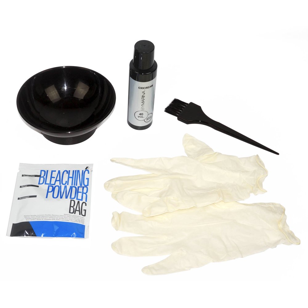 40 Volume Developer And Bleach Powder By Marina Hair Bleach Kit I 40 Volume Cream Developer and Bleach Powder