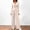 Beige, variant on 2 Piece Outfits for Women Long Sleeve Wrap V Neck Top Pleated Wide Leg Pants Set Casual Elegant Lounge Matching Suits Khaki L