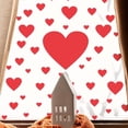 thumbnail image 3 of Wall Stickers 50 Valentine's Day Heart Static Cling Stickers Adhesive-Free Window Decals for Proposal Decor Refrigerator Toilet Decorations(White,1Pcs) Rkxzt, 3 of 6