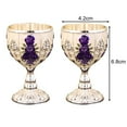 thumbnail image 5 of AFQH 30ml Vintage Wine Cup High-quality Metal Wine Cup Retro Wine Champagne Cup, 5 of 10