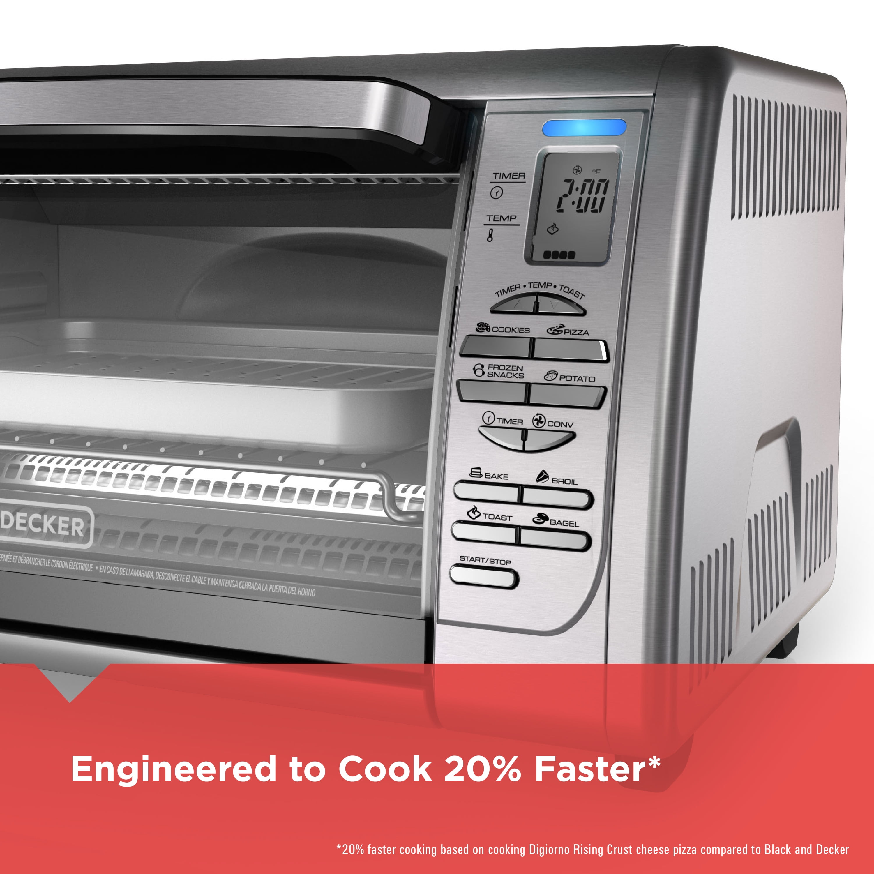 Black + Decker Digital Touchpad Toaster Oven & Reviews