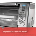 BLACK+DECKER Countertop Convection Toaster Oven, Stainless Steel