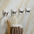 thumbnail image 5 of 4Pcs/Set Storage Hooks Punch-free Rust-proof Stainless Steel Universal Bathroom Towel Coat Hanging Racks Household Supplies, 5 of 8