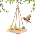 thumbnail image 4 of EUDIDV Suet Bird Feeder Wooden Bird Feeder For Feeding Outdoor Balcony Outdoor Hanging Feeder Avian Feast Station, 4 of 7