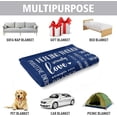 thumbnail image 7 of Warm Hugs Healing Blanket - Cancer Gifts for Women Men, Get Well Soon Gift for Friend Family, Sympathy Inspirational Blanket, Soft Comfort Throw Blankets 60"x80", 7 of 7