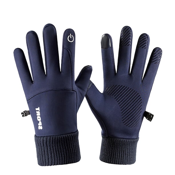 Ganfancp Tou Pantalla Invierno con Terciopelo Antideslizante Escalada Invierno Guante Caliente Rebajas Flash Deals 1 Par de Guantes