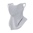 thumbnail image 3 of HuangHuanChen UV Sun Protection Face Cover Neck Gaiter Scarf Breathable Cooling for Summer Reusable UV Face Mask For Outdoor Activities Hiking Running Cycling Outdoor Sports Light Ashy One Size, 3 of 4