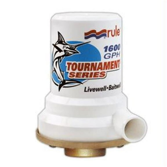 Rule Tournament Series Bronze Base 1600 GPH Livewell Pump -