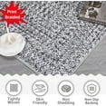 thumbnail image 5 of Memoryfield 2' x 8' Modern Braided Runner Rug, Washable Floor Cover, Non-Slip Stain-Resistant Soft Rug for Kitchen Bedroom Entryway, Gray, 5 of 9