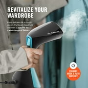 PurSteam Handheld Garment Steamer for Clothes – Portable, Powerful, Fast Heat up with Large Water Tank, Wrinkle Remover, 3 Steam Settings
