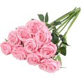 thumbnail image 1 of Artificial Silk Rose Flowers Single Stem 10Pcs, 1 of 1