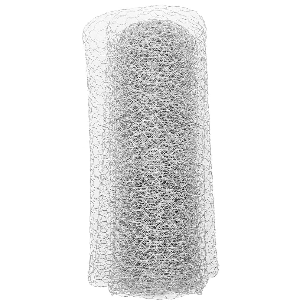 1 Roll Garden Wire Netting, Hexagonal Chicken Wire Fence for Poultry, Flexible Wire Mesh Net for Outdoor Use