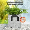 thumbnail image 4 of Pick Usloyux Breathable Plant Growth Bags For Vegetables, Durables Non-Woven Fabric Pots With Handles, Reusable Garden Planters For Potatoes, Radish, Cucumbers & More,Gray-XL, 4 of 6