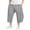 MP10-Grey, variant on Mens Trousers Mid Waist Baggy Wide Leg Hanging Crotch Hop Bloomers Calf Length Mid Rise Pockets Pants Basic Wear L Wh2