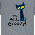 Pete The Cat It's All Groovy Men's Short Sleeve Graphic TShirt