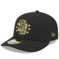 thumbnail image 3 of Men's New Era  Black San Diego Padres 2024 Armed Forces Day Low Profile 59FIFTY Fitted Hat, 3 of 6