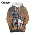 thumbnail image 5 of Nueva sudadera con capucha de los Caballeros Templarios a la moda para hombre, sudadera de calle de manga larga con estampado 3D genial, ropa informal para hombre, sudaderas con capucha, 5 of 5