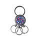 thumbnail image 1 of Racionalizar el tiburon feroz silueta De acero inoxidable Anillo de metal llavero llavero clip auto regalo, 1 of 3