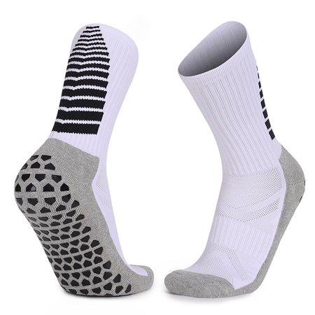 DNAKEN (3 Pairs) baseball socks softball socks grip socks soccer compression socks men for Youth & Adult kids toddler soccer socksTowel bottom PVC non-slip socks shock-absorbing mid-tube socks sports