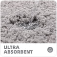 thumbnail image 2 of Softlife Absorbent Bathroom Rugs Microfiber Non Slip Bath Mat for Bathroom Soft Shaggy Rug,54"x24",Gray, 2 of 6