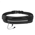 thumbnail image 4 of Riñoneras para correr, riñonera de entrenamiento, riñonera ultraligera sin rebote, riñonera deportiva para mujeres y hombres (negro), 4 of 5