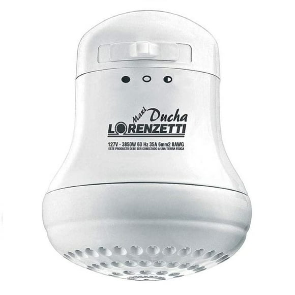 Regadera Lorenzetti Eléctrica De Presión 10 A 400 KPA Maxi-Shower