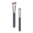 thumbnail image 3 of LNGOOR 2Pcs Portable Foundation Brushes Makeup Brushes Cosmetic Brush for Women, 3 of 7