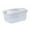 Clear, variant on SHENGXINY Kitchen Supplies Rice Sealed Bucket Transparent Rice Bucket 10 Pounds Of Rice Storage Bucket Insect-proof Plastic Rice Box Rice Tank Flour Storage Bucket Clear Clearance