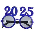thumbnail image 6 of DEEPCRAFF New Years Eve Glasses Laser Number Style Blue 1 Pair Back to School, 6 of 8