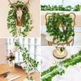 Dolicer Fake Vines for Bedroom Fake Plants, 42Ft Fake Leaves Silk Ivy