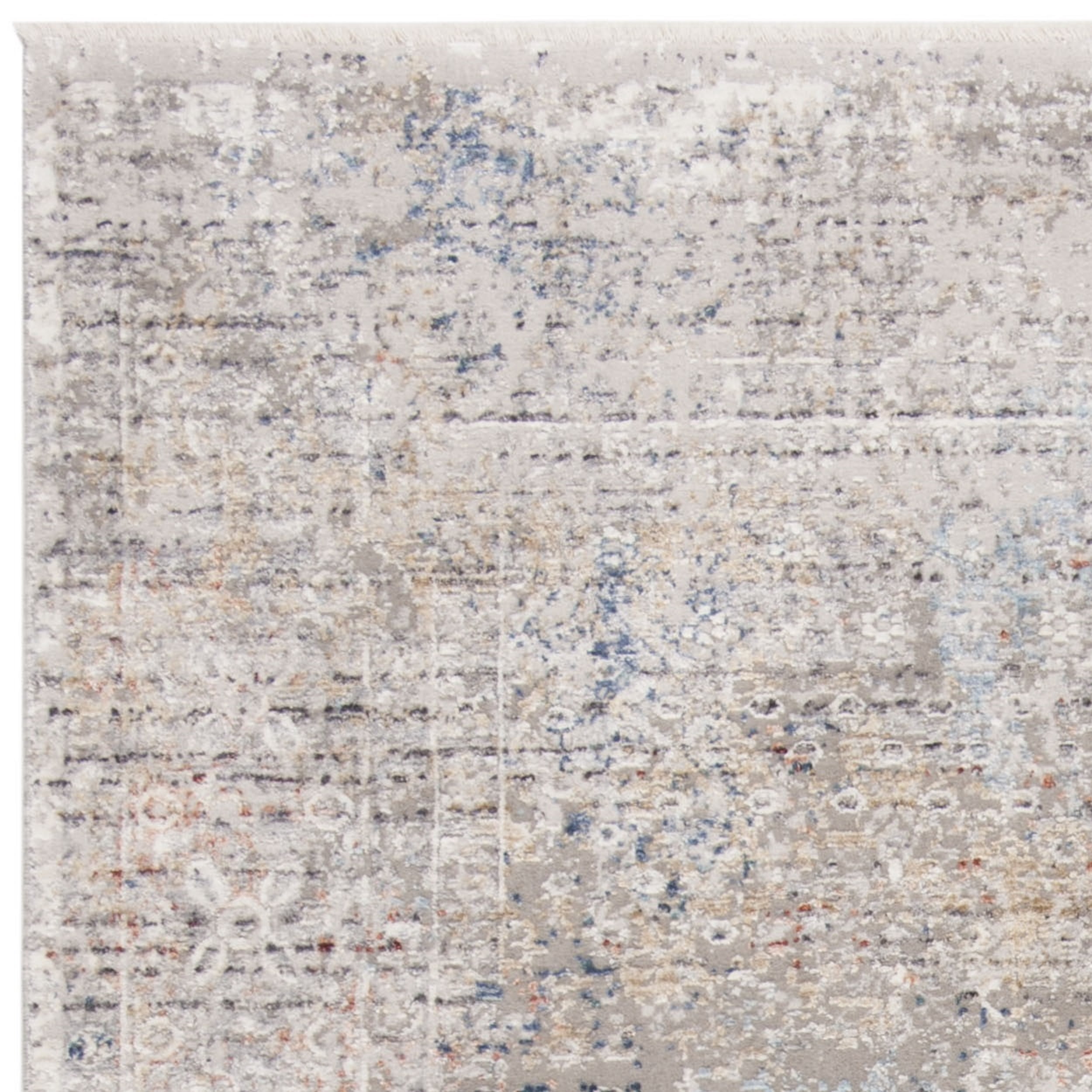 SAFAVIEH Dream Jessamine Distressed Area Rug, Grey/Blue, 5' x 8'