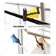 thumbnail image 3 of Pickup Tools, 32" Folding Extension Clamp, Aluminum Handicapped Aid Tool with Rotating Rubber Gripper, Long Arm Extension for Trash Picker - Yellow, 3 of 5